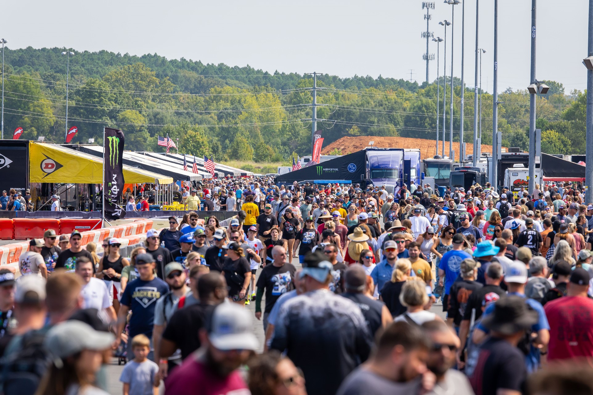 Fans at a Monster Energy Supercross event