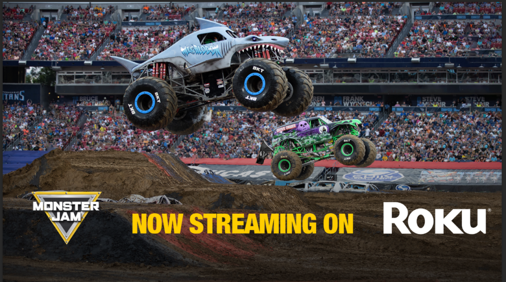 Monster Jam now streaming on Roku